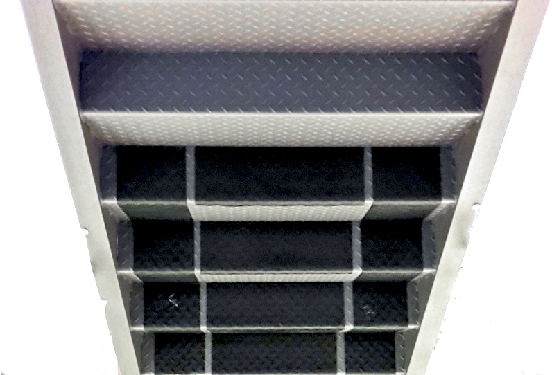 Hoe isoleer je een stalen trap, traptreden? Vibraflex BS100