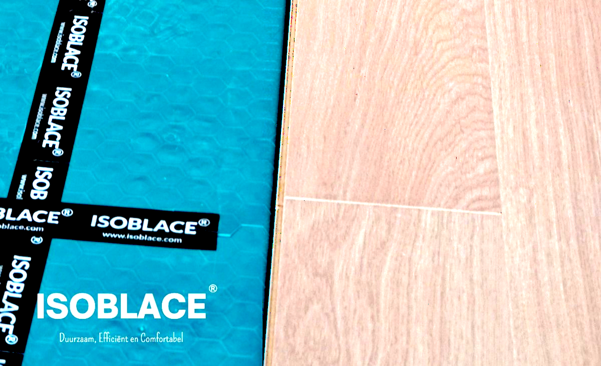 Geluiddempende ondervloer voor laminaat, parket & PVC