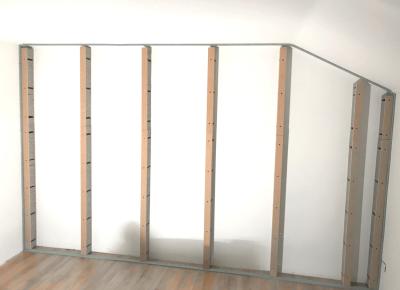 Geluidsisolatie voor een muur, wand of plafond
